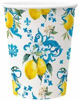 Vienkartiniai puodeliai Paw Decor Collection Sicilian Floral Whimsy, 250 ml, 8 vnt.