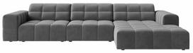 Kampinė sofa Cosmopolitan Design Chicago Venus 2929, šviesiai pilka sp., dešininė, 167 x 294 cm x 78 cm