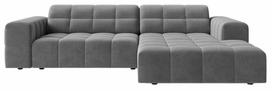 Kampinė sofa Cosmopolitan Design Chicago Venus 2929, šviesiai pilka sp., dešininė, 167 x 234 cm x 78 cm