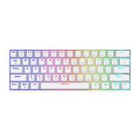 Savio Whiteout X2 Outemu Red wired mechanical gaming keyboard, backlit, white