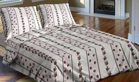 Medvilninės perkalio patalynės komplektas, 200x220 cm užvalkalas su 2 pagalvių užvalkalais, 140 g/m², užsegimas sagomis, nereikia lyginti, storas ir patvarus, miegamojo tekstilė
