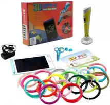 Riff 3D printing pen 7in1 5m x 20 Colors Geltona RF-3DPEN-7IN1-YE