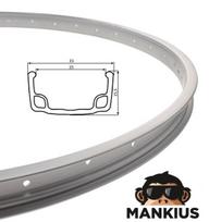 Dviračio ratlankio gaubtas 28 WHEEL 36 SPOKES ALU SILVER