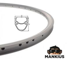 Dviračio ratlankio gaubtas, 28 WHEEL 36 SPOKES ALU SILVER