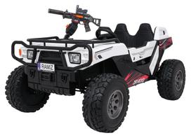 Vaikiškas elektromobilis Bagis PROSPECTOR 4x4 STRONG - Baltas