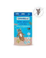 SANABELLE Mini Meat Sticks upėtakis ir spanguolės 55g upėtakis ir spanguolės begrūdžiai skanėstai katėms