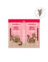 SANABELLE Meat Sticks lašiša ir upėtakis 35 g begrūdžių skanėstas katėms