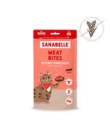 SANABELLE Meat Bites Beef 55g šviežia jautiena, begrūdžių skanėstas katėms