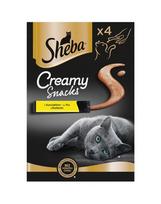 SHEBA Creamy Snacks kreminis kačių skanėstas su vištiena, 44 x 12 g