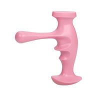 T formos rankinis masažuoklis nykščio piršto spaudimas raumenų atpalaidavimo lazdelė kūnui giliųjų audinių trigger point masažas nuovargio skausmo malšinimas pink