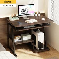 Laptop Standing Desk Computer Desk for Small Spaces Writing Table with Stand Keyboard Tray Monitor Storage for Home Office Table ruda