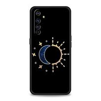 Case For Realme 12 11 10 9 8 5G 7 6 GT5 GT3 GT2 Pro Plus C21 C11 C25 C35 GT Neo 2 3 3T 5 Cover Black and White Love Sun Moon Realme C21 black