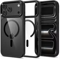 Dėklas Tech-Protect Magmat Magsafe CC do iPhone 17 Pro Max / 18 Pro Max juodas/clear