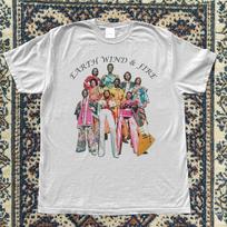 Earth Wind and Fire TShirt Retro Funk Soul Disco Band White Cotton Tshirt Unisex T-Shirt XXXXL gray