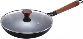 Ketaus keptuvė su stikliniu dangčiu Zyle, ZY426KFP, Ø26 cm
