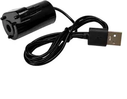 Mini vandens pompa su USB laidu - DC 5V - vertikali - skysčio pompa, juoda