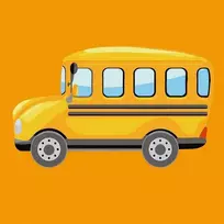 SuperColor Tapyba Pagal Skaičius: „Mokyklinis autobusas“ 20x20 cm