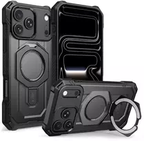 Dėklas TECH-PROTECT MAGFORCE MAGSAFE IPHONE 17 PRO MAX / 18 PRO MAX MATTE Juodas