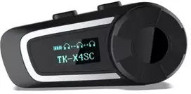 „Extralink | Motociklo domofonas | 6 asmenims, Bluetooth 5.1, lietuviškas balsas, triukšmo slopinimas“