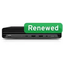 HP Renewed Grade A | EliteDesk 800 G6 Desktop Mini | Intel Core i5 | i5-10500T | 8GB | SSD | 256GB | Intel UHD Graphics 630 | Windows 11 Pro