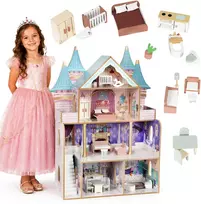 Medinis Bella lėlių namelis ECOTOYS