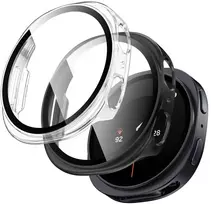 Tech-Protect DEFENSE 2-PACK SAMSUNG Samsung Galaxy WATCH 8 / 9 (40 MM) matinis juodas ir skaidrus