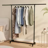 Clp Trading Sulankstomas drabužių stovas Soran 150x50x188