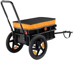 Dviračio krovinių priekaba-vežimėlis VEVOR CT1022, 45 kg keliamoji galia