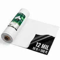 Polietileno plėvelė VEVOR YF10FT100FTBW12Mil, 3,05 x 30,48 m