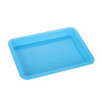 Mokslinio ugdymo neslystantis plastikinis padėklas - kvadratinis PP medžiagos, skirtas eksperimentams ir tapybai