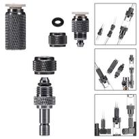 Aquarium Hose Adapter for 4x6mm CO2 Airline Tubing M10 Tubing Pipe Connector Oxygen Pump Accessories Aquarium Hose Connector Male Type B black