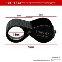 10-30X Magnifying Glass Jewelry Loupe With Hastings Triplet 18Mm Optic Glass For Diamond Magnifier Reading For Jewelers