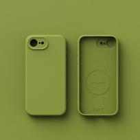 Magnetinis originalus skysto silikono telefono dėklas, skirtas iPhone 17E 17 Air 16E 16 Plus 15 14 13 12 Pro Max 17Pro, Magsafe matinis dangtelis For iPhone 17 Promax ruda