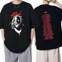 Playboi Carti Music Album Whole Lotta Red Print Tshirt Unisexs Clothes Vintage Rapper Hip Hop T Shirt Summer Casual Gothic Tops S brown