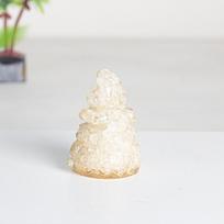 Natural Crystal Pebbles Resin Decor For Office Desk And Home Living Room DreamPurple gray