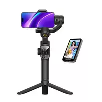 Aochuan S3 išmaniojo telefono stabilizatorius su ekranu, juodas