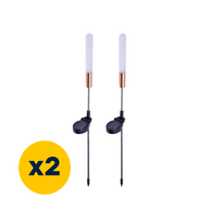 Forever Light SUNARI FLS-72 saulės baterijų LED sodo šviestuvų rinkinys, 3000K (2 vnt.)