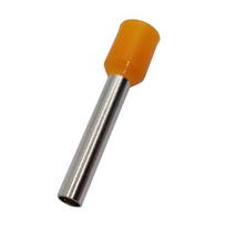 Izoliuoti laidų antgaliai 4 mm² / 12 AWG kabeliui, 100 vnt., oranžiniai