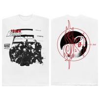 Slipknot Iowa Album Vintage Band Photo Double-Sided T-Shirt, Unisex Nu-Metal Fan Streetwear Tee, 100% Cotton Casual Short Sleeve Top 4XL black