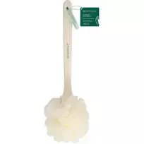„EcoTools EcoPouf“ vonios šepetys – dušo šepetys su ilga rankena, 0 ml