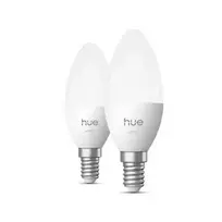 Philips Hue E14 Light bulb White light 2700 K B39 candle 2-pack