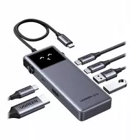 HUB USB Ugreen Hub UGREEN CM889 6w1 USB-C do HDMI, 4K 3x USB, PD 100W