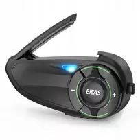 „Ejeas“ motociklų interkomas „EJEAS Q8 Mesh 3.0“. Efektyvus 6 asmenų bendravimas 1000 m, 230 val.