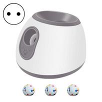 Automatic Pet Ball Thrower Launcher EU Plug Interactive Dog Indoor Outdoor Toy with 3 Balls 3/6/9m Distance Settings Electronic Fetch EU pilka