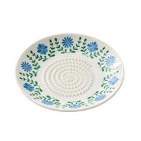 Ceramic Garlic Grinder, Multi-Functional Grating Plate, Manual Garlic Ginger Zester Bowl, All-in-One Prep Mixing Serving Dish, Kitchen Tool F beige