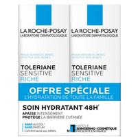 La Roche Posay Sensitive Riche Moisturizing Care Face Cream Set 2 x 40 ml 40ml