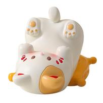 Cute Cat Phone Stand Office Desk Workstation Decoration New Cartoon Gift for Teachers' Day beige