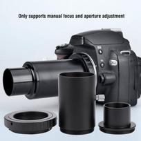 1.25inch Extension Tube M42 Thread T Mount Adapter T2 Ring for Canon Telescope gray