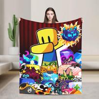 B-Blox Kitsune Vaisiai Antklodė Kokybiška Šilta Minkšta Mesti Antklodę Pavasario Stovyklavimas Lauke Patogus Patalynės Užtiesalas 30x40in yellow
