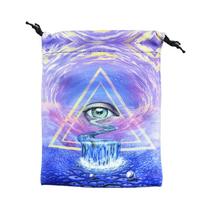 13x18cm Velvet Tarot Card Storage Bag Board Game Mini Drawstring Package Board Game Tarot Cards Storage Bags Table Deck Games white